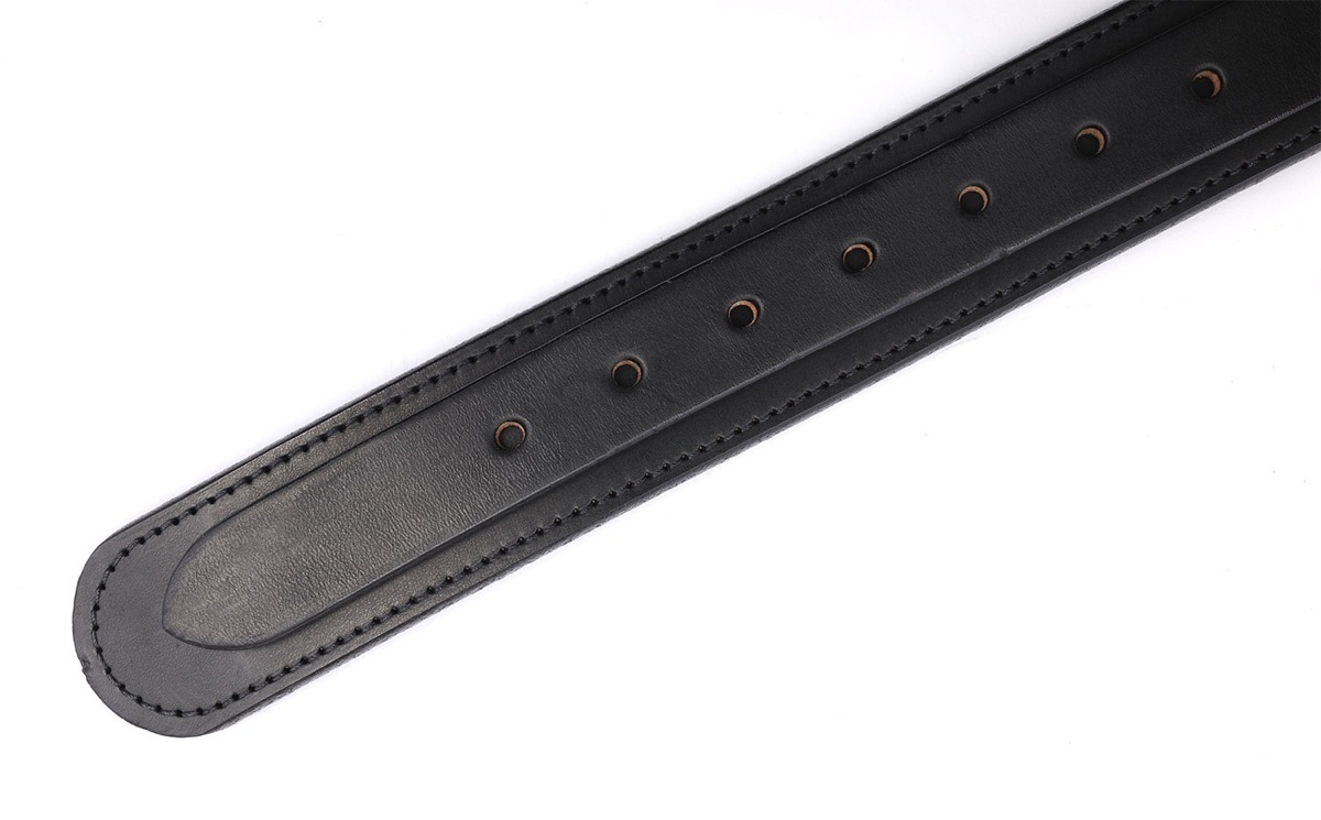 AMISH HAND MADE 1 3/4″ POLICE RANGER/WORK BELT -BLK / BRN SMOOTH OR BASKET WEAVE