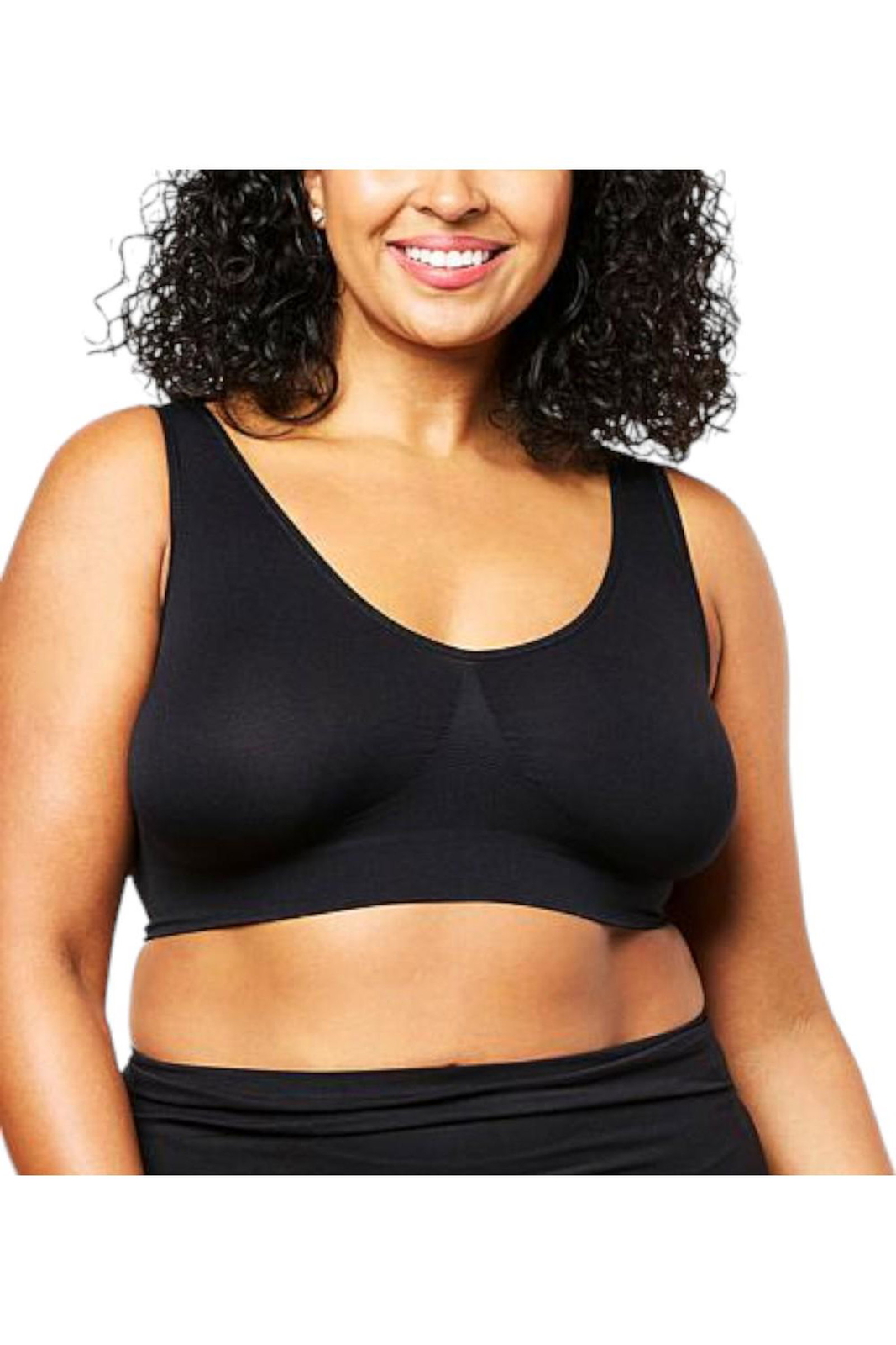 Rhonda Shear 5-pack Original Ahh Bra Black