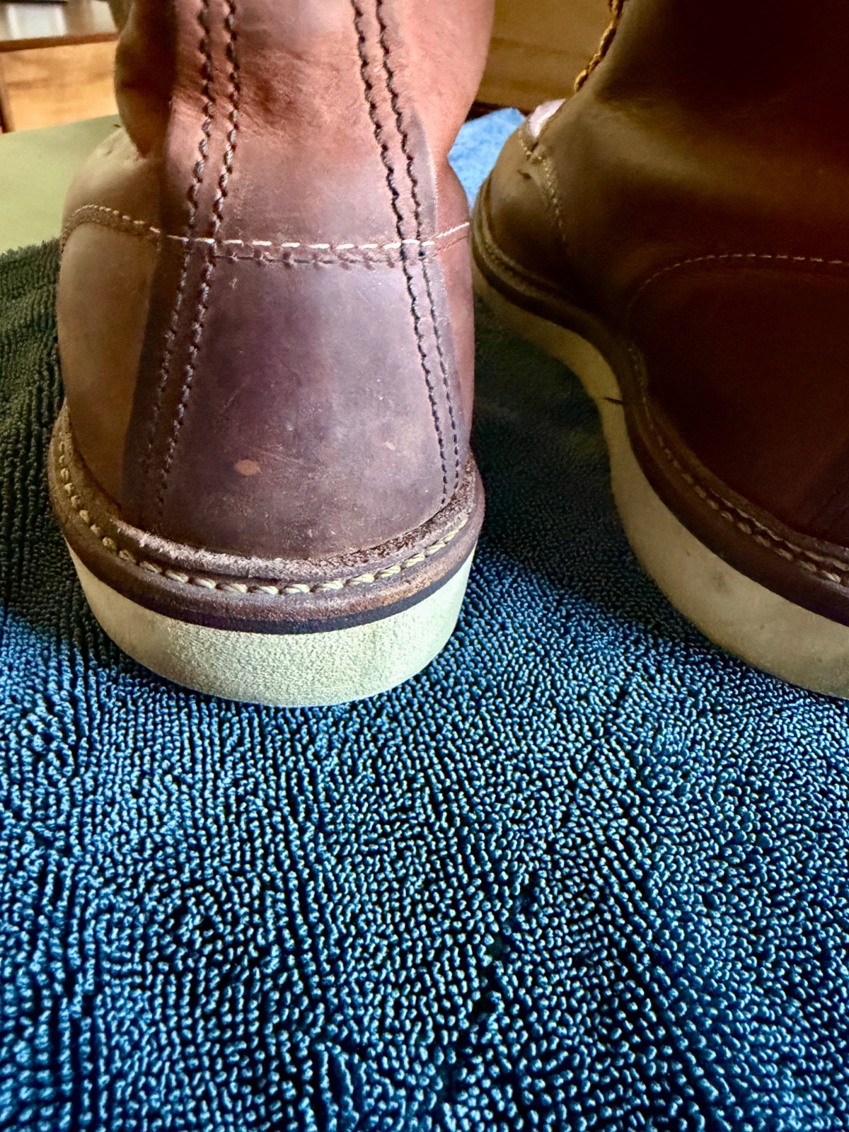 Red Wing Men’s 6-Inch Boot in Copper Rough & Tough Leather – US 9 (D)