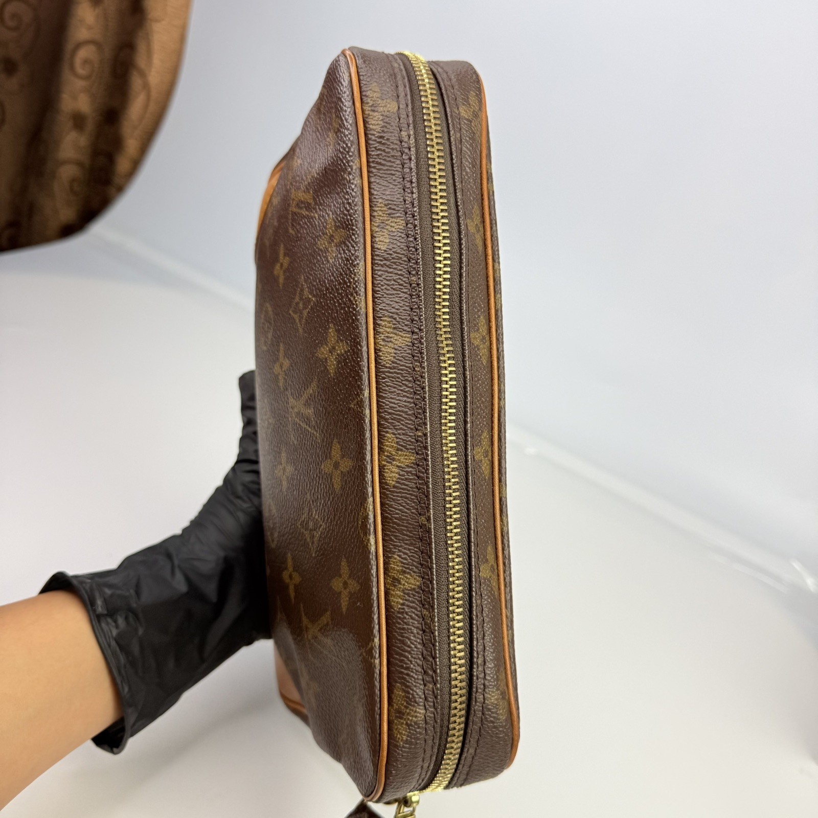 LOUIS VUITTON Marly Dragonne GM Handbag/Clutch Vintage Monogram Authentic