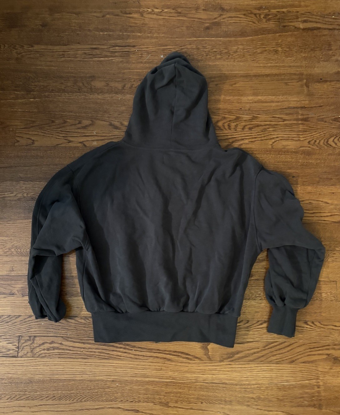 Scuffers Men’s Black Solid Full Zip Hooded Long Sleeve Hoodie Regular M