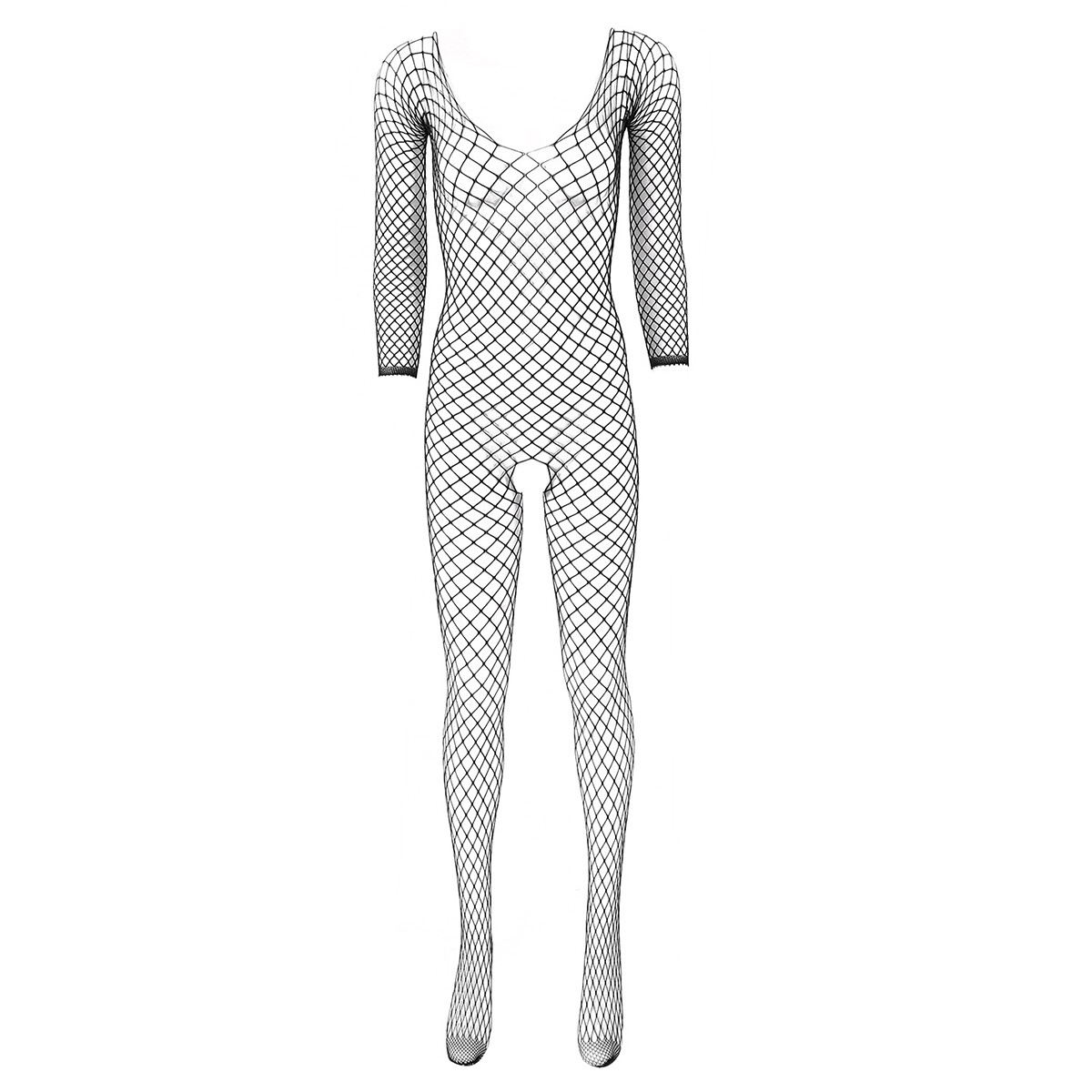 Women Bodysuit Sexy-Lingerie Fishnet Body-Stocking Babydoll Sleepwear Nightwear