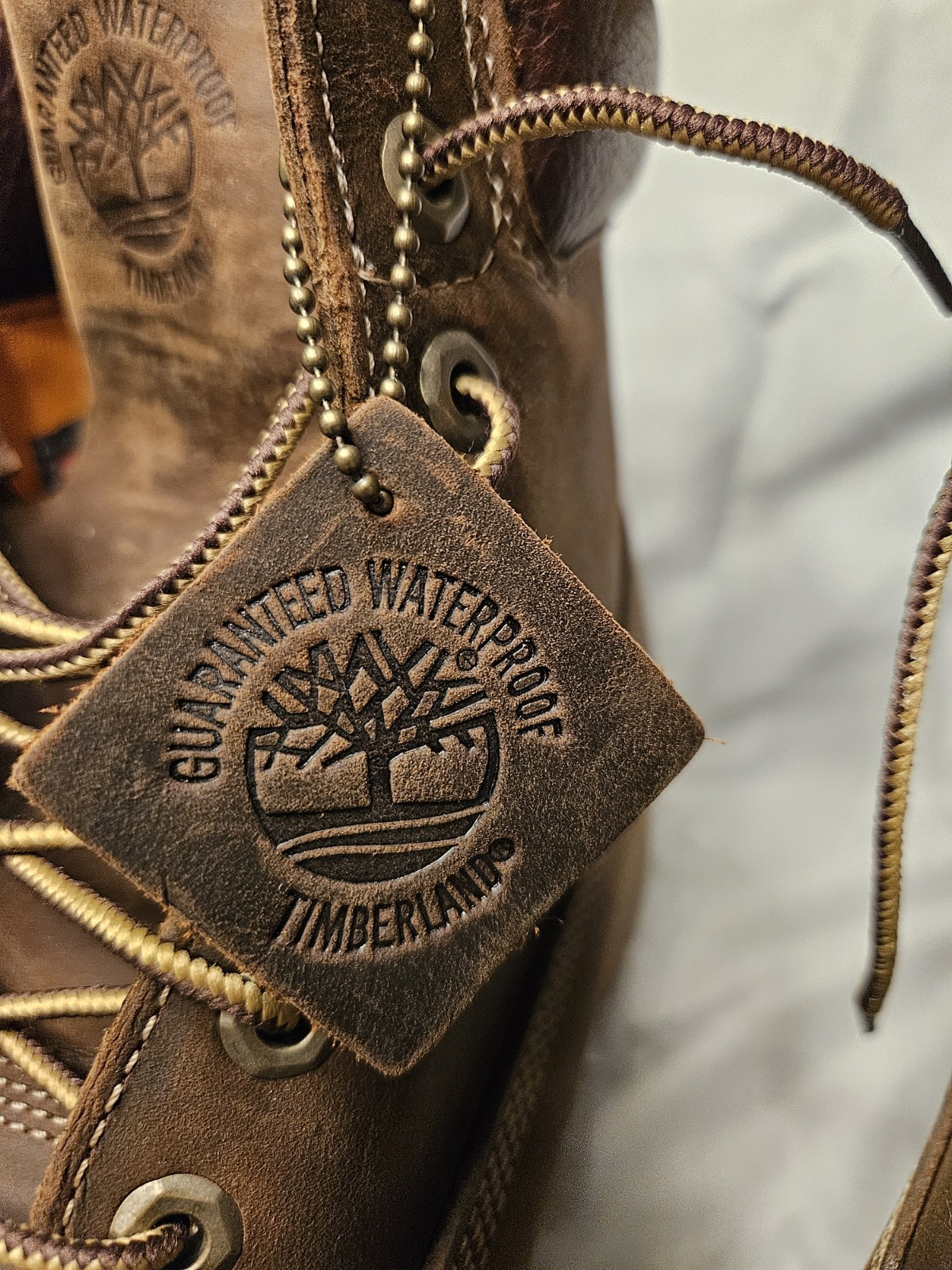 Timberland Heritage 6″ Premium Waterproof Boots TB027097 Brown Mens Size 13M Box