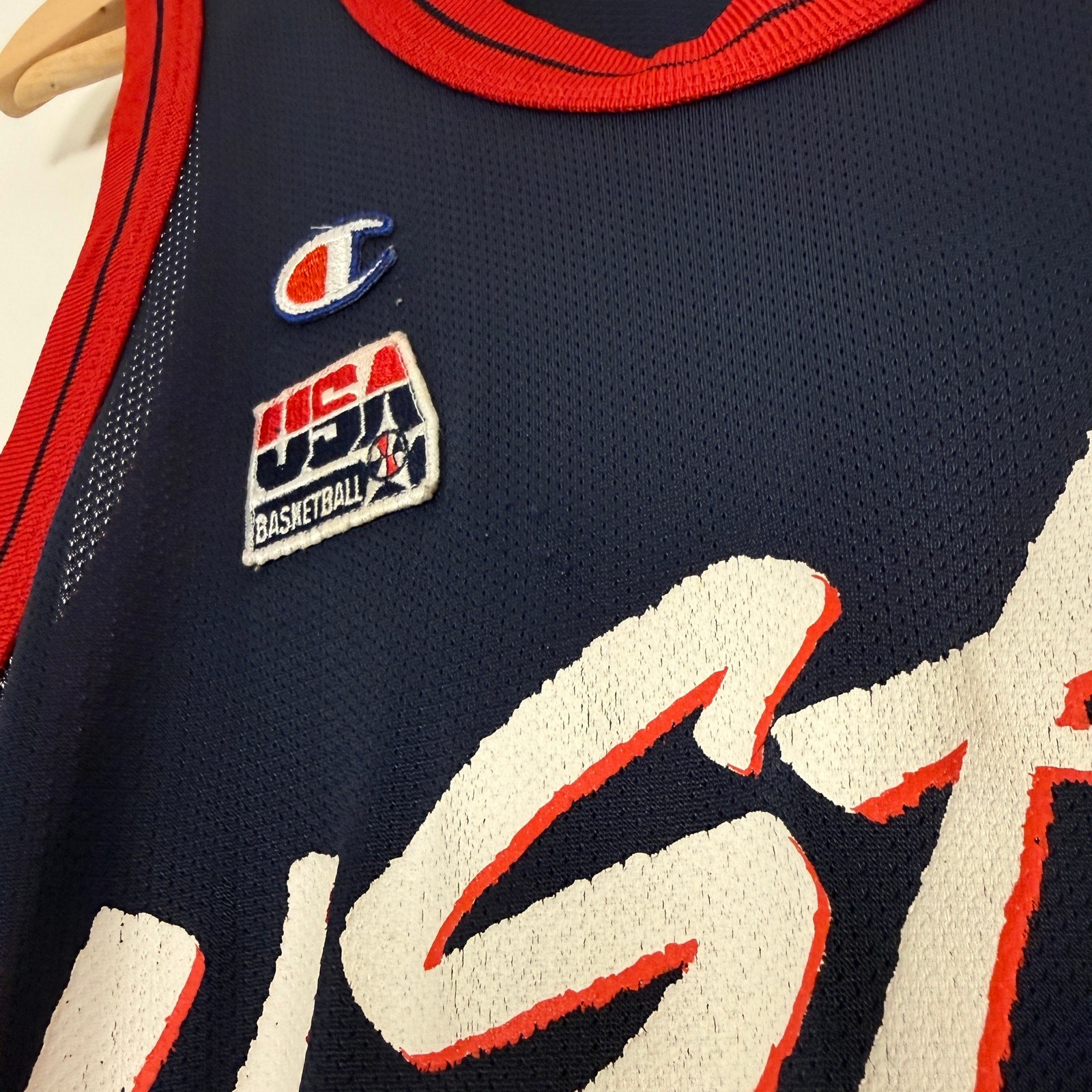 Vintage 90s Penny Hardaway Dream Team USA Champion Olympic NBA Basketball Jersey