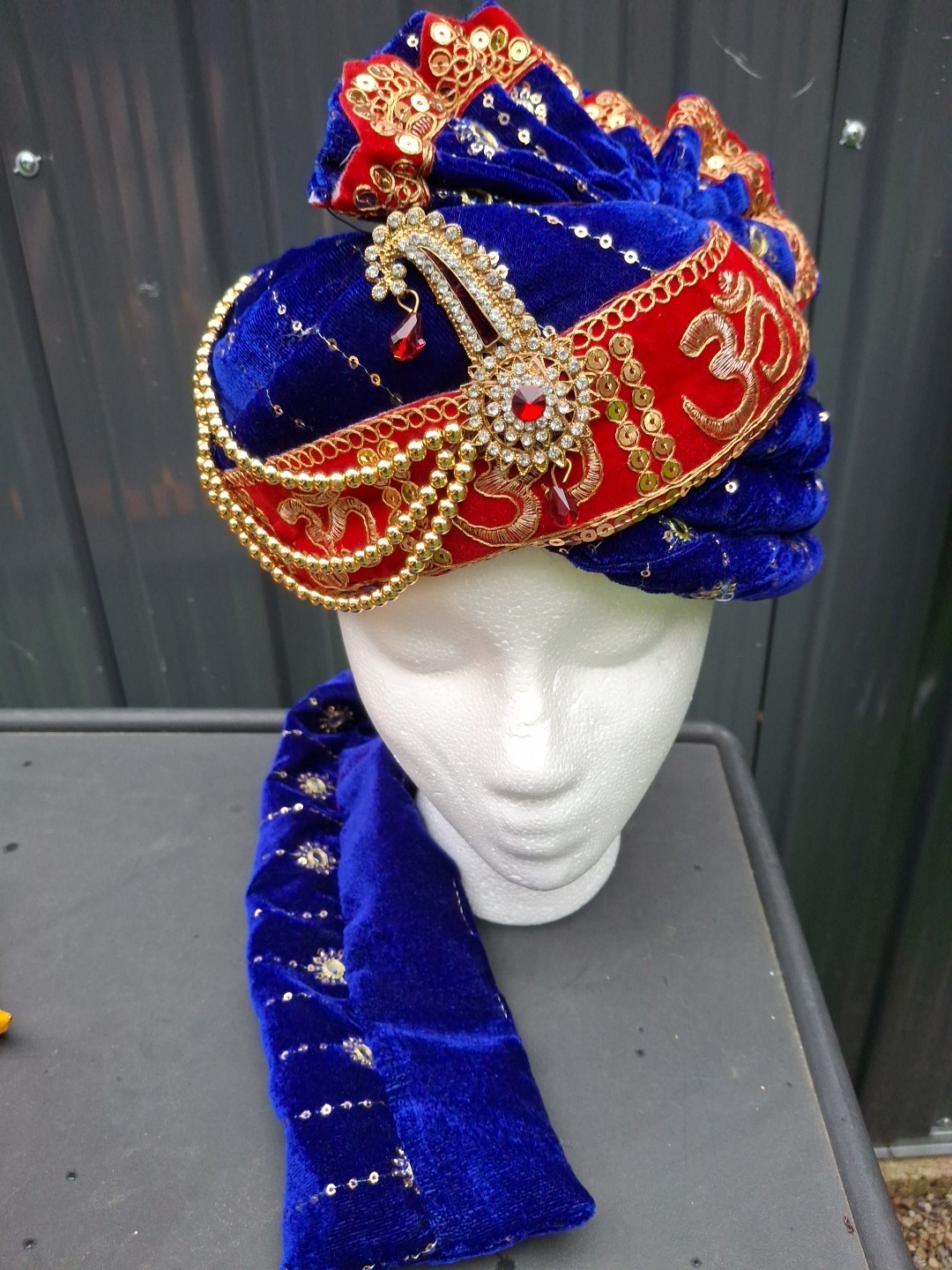 Indian Turban Dulha Safa Pagri Men Groom Wedding Maharajeh Baraati Bollywood Hat