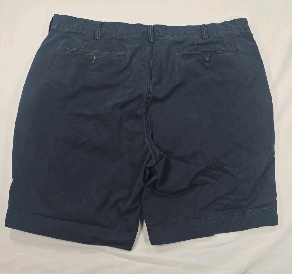 POLO RALPH LAUREN Stretch Classic Fit Left Hand Twill Navy Shorts Faded Size 40