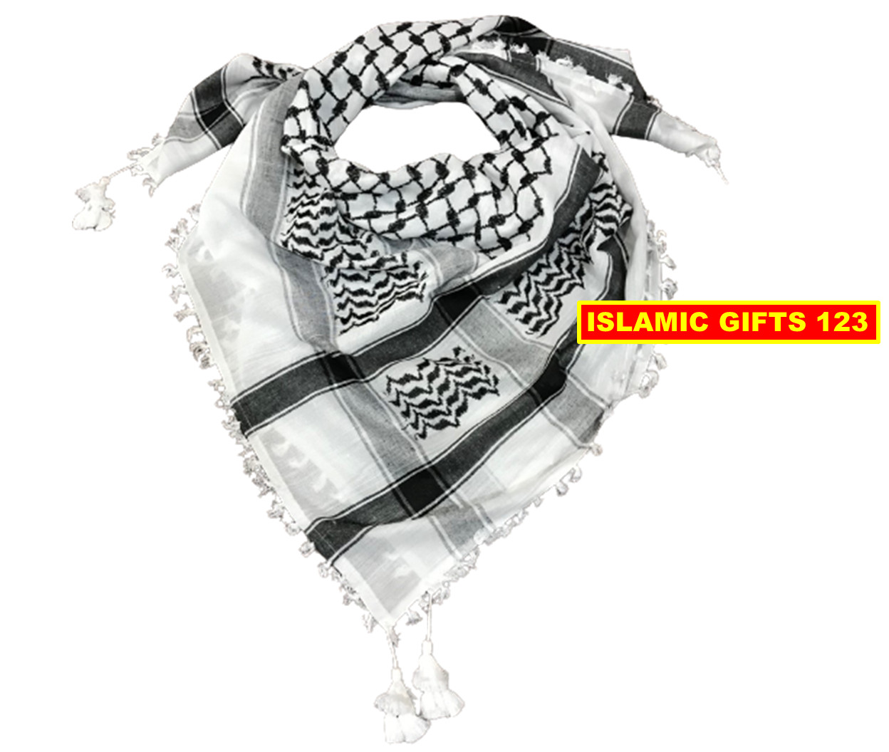Keffiyeh Arab Scarf Palestine Original Arafat Shemagh Wholesale Woven LRG size