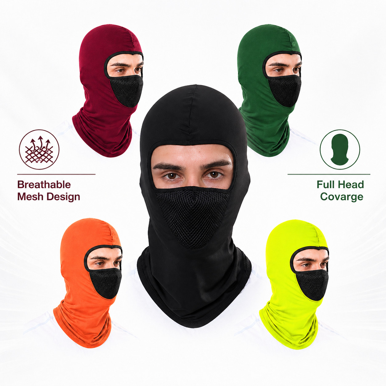 Unisex Balaclava Face Mask Mouth Guard Mask Outdoor Sport Sun Protection