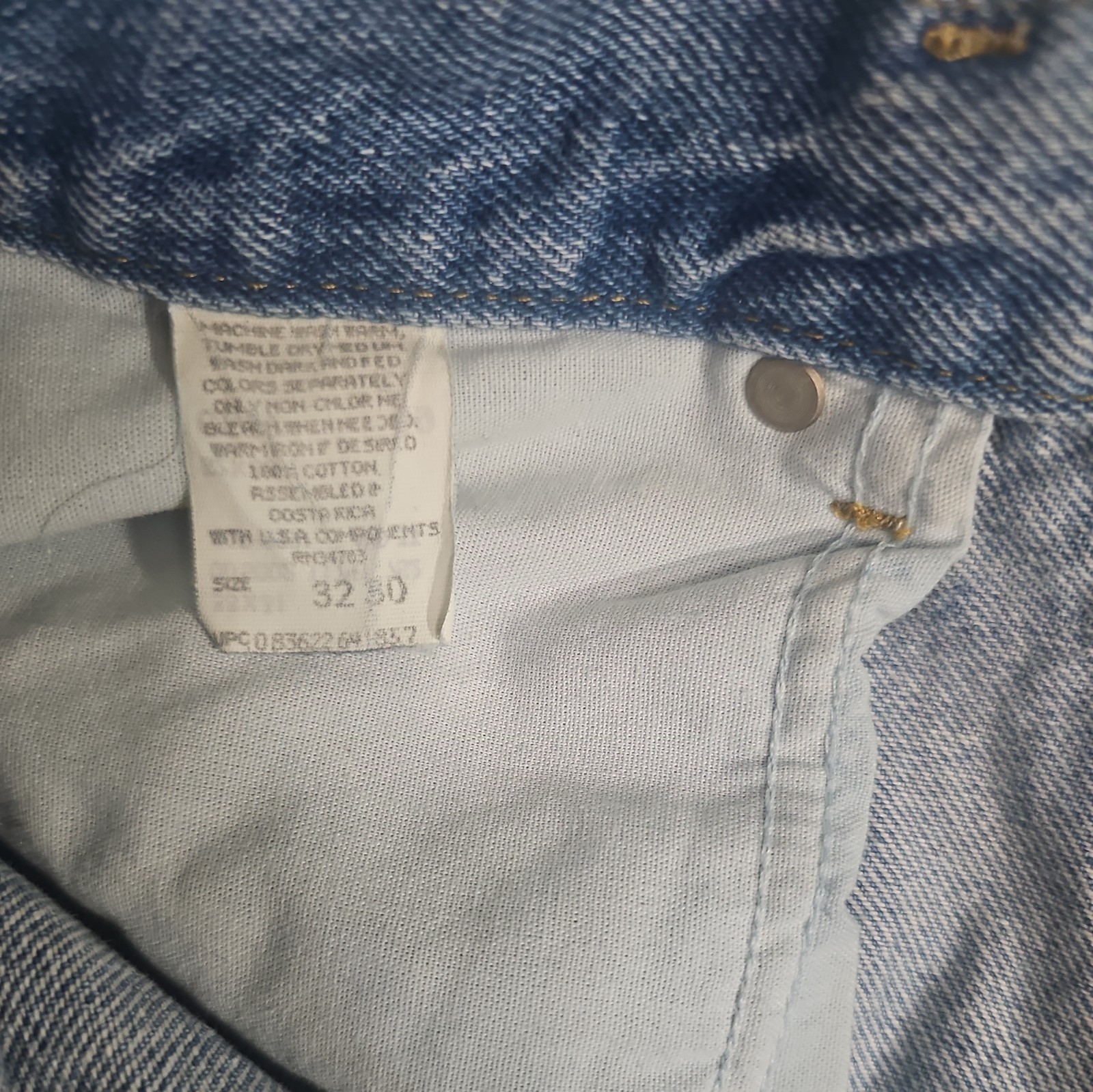 LEE RIDERS Light Wash Jeans 100% Cotton Denim Vintage 32×30