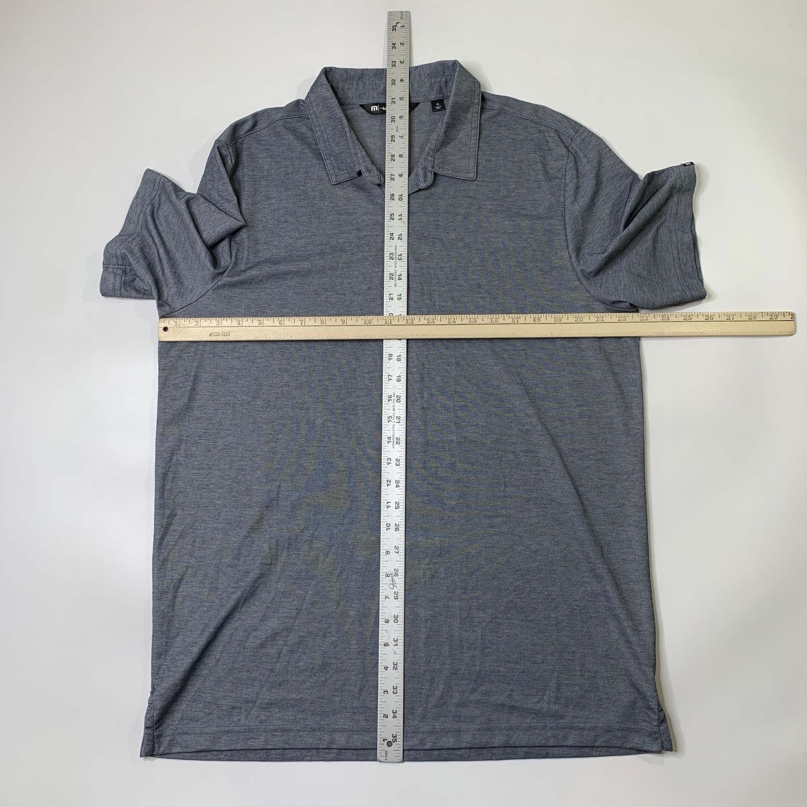Travis Mathew Shirt Mens XL Extra Large Oceanside Heather Goldman Sachs Logo