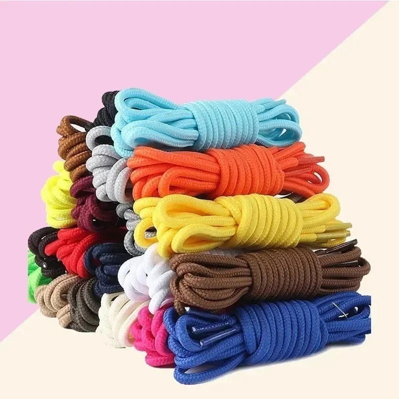 Round Shoelaces Sport Shoe Strings Sneakers Boot Lace 25 Colors