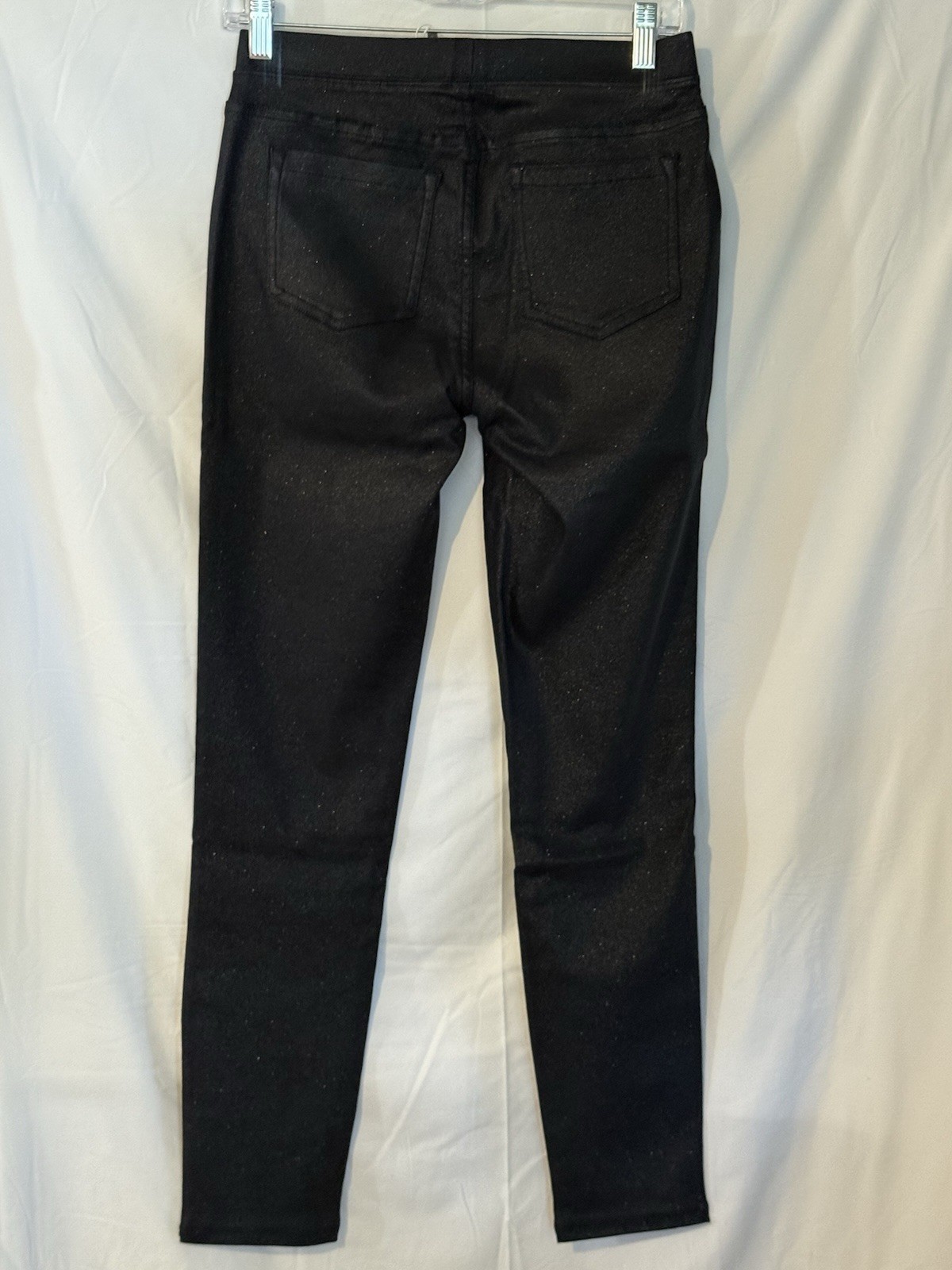 Tractr Sequin Pull On Jeans 6/28 Navy High Rise Skinny NWT