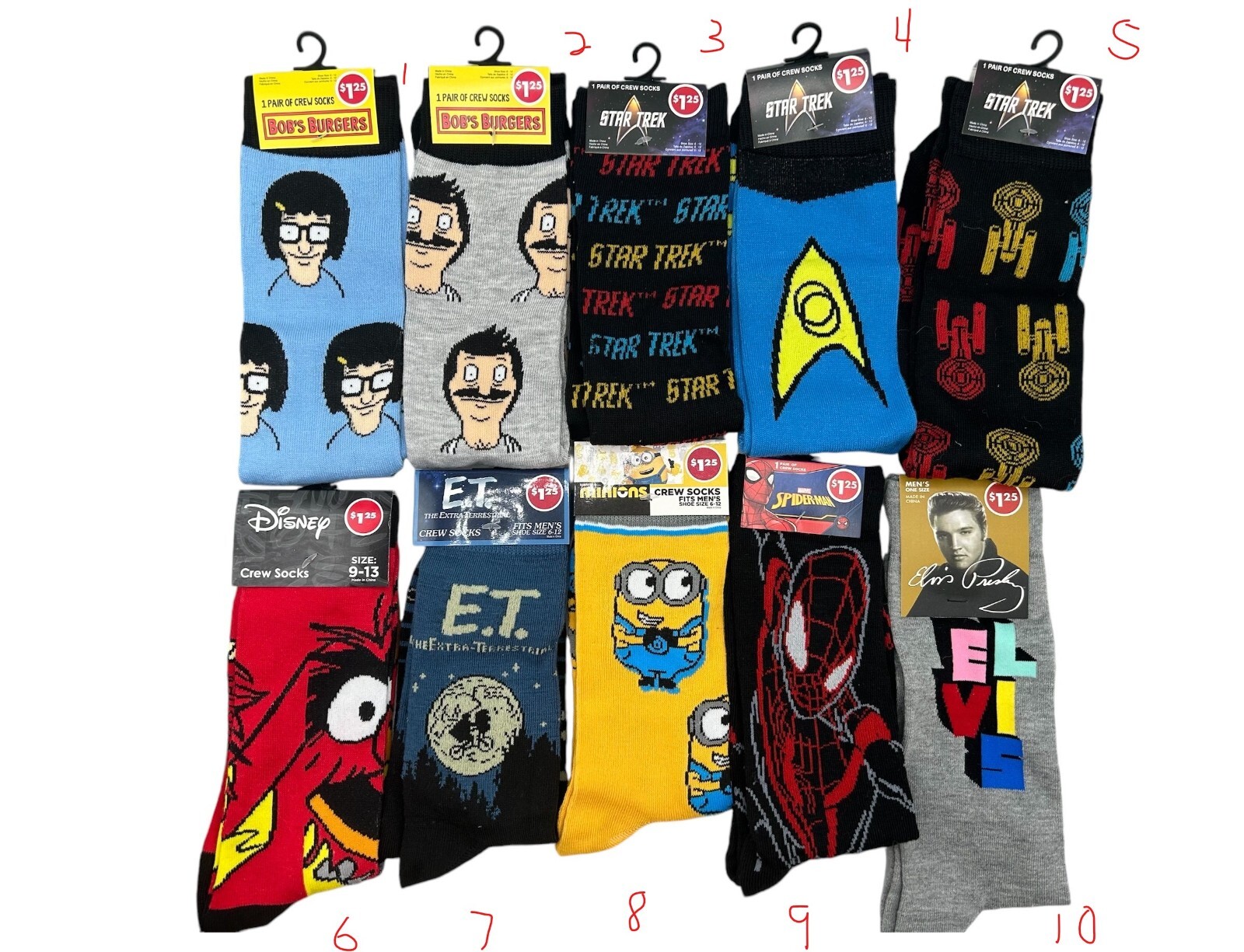 Odd Sox Misc. Theme Fun Socks – Multiple Choices – You Pick!!