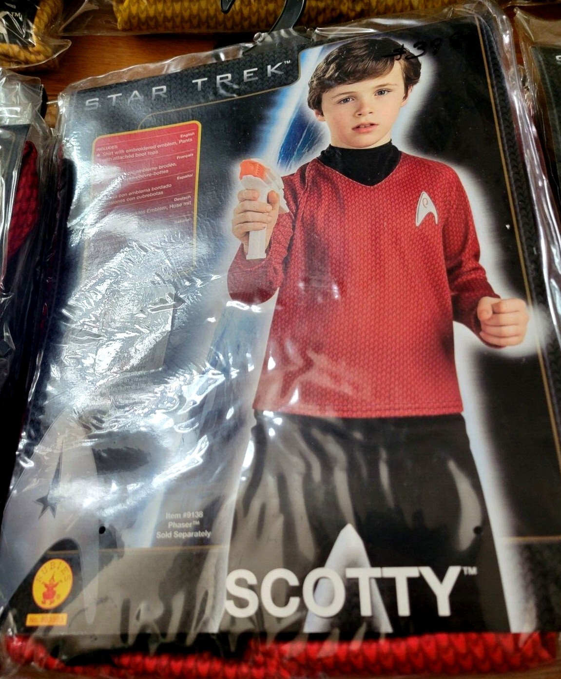 Star Trek Kids – Rubies Costumes Kirk, Scotty, Spock, Lt Uhura – Use Drop Down