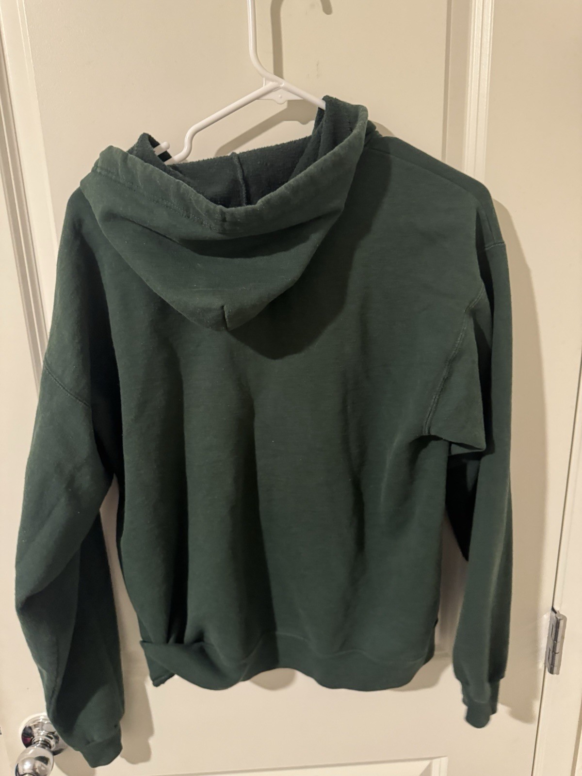 Sprouts Farmers Market Unisex Green Full Zip Hoodie Logo Pockets Size M