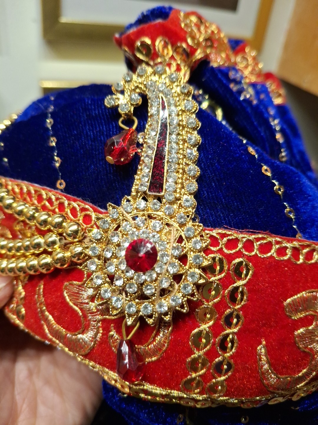 Indian Turban Dulha Safa Pagri Men Groom Wedding Maharajeh Baraati Bollywood Hat