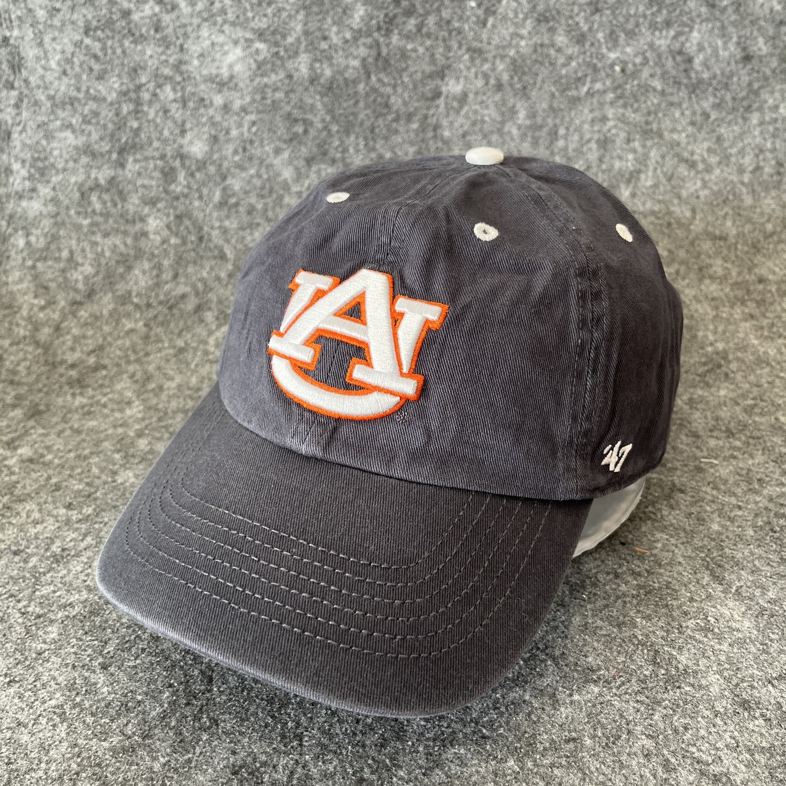 ’47 Auburn University Baseball Cap Strapback Charcoal Grey One Size NCAA