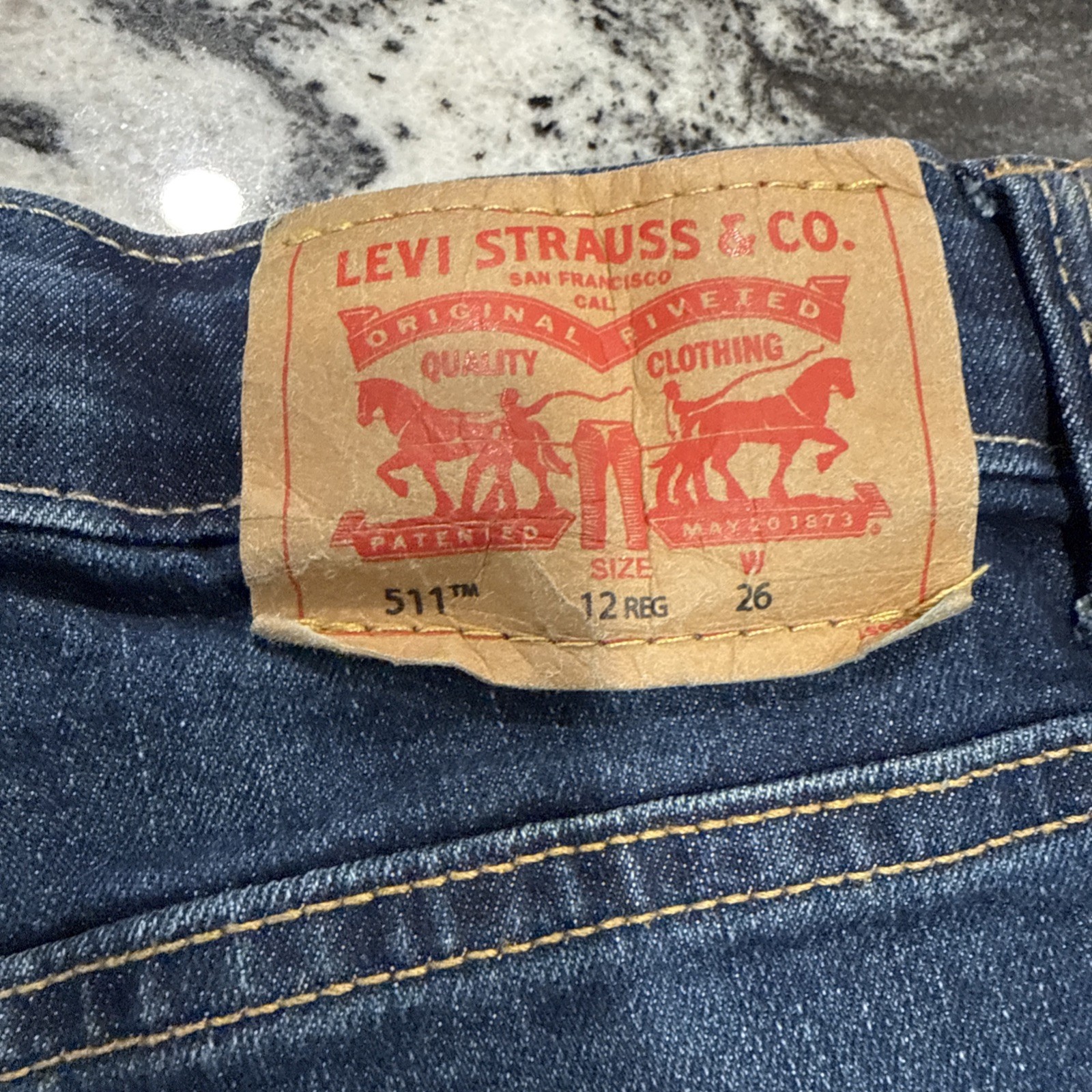 Levi’s Boys 511 Stretch Soft Flexible 5 Pockets Denim Slim Fit Short