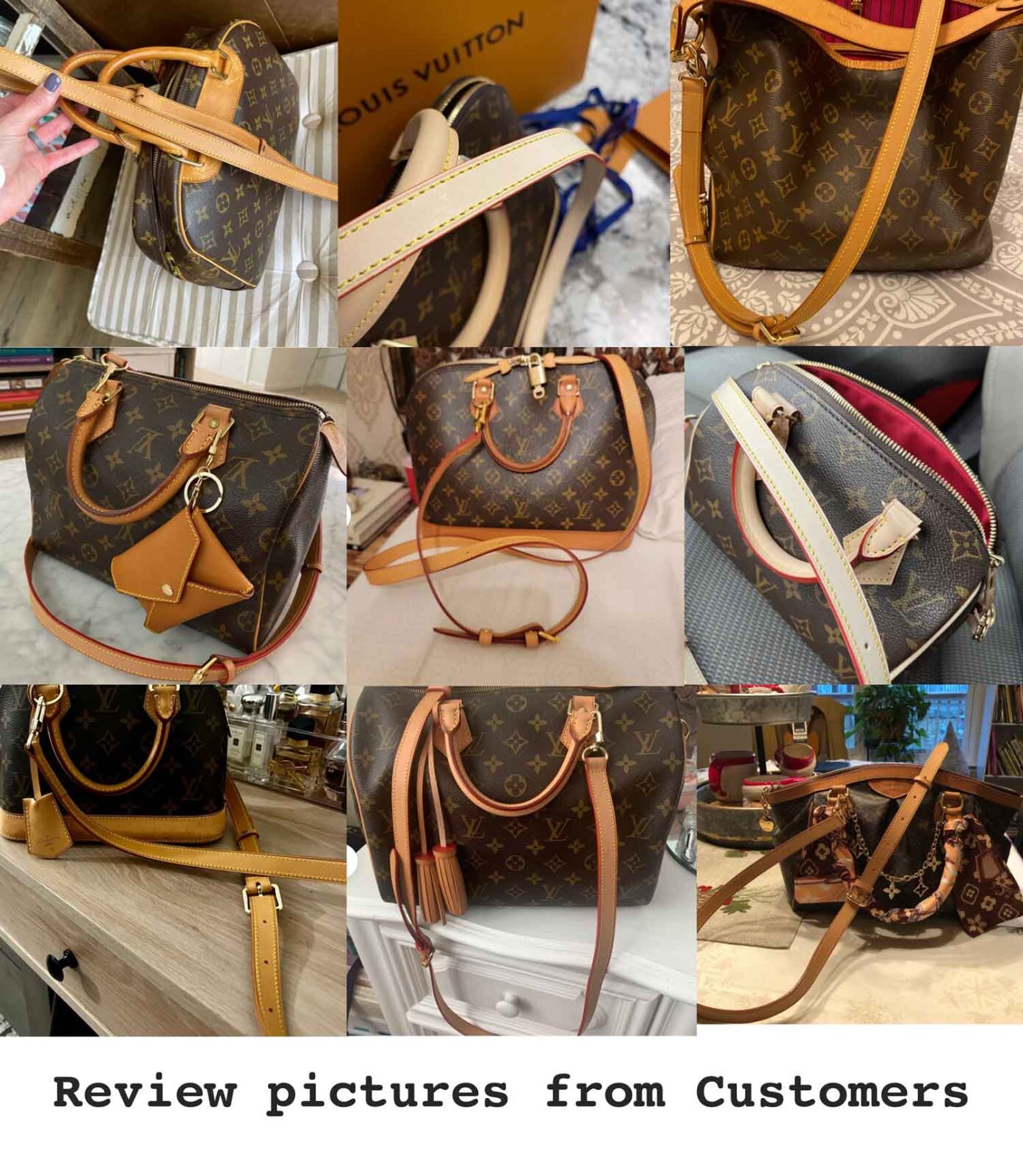 3/4″ 18mm Adjustable Vachetta Crossbody Leather Strap for handbags bags speedy