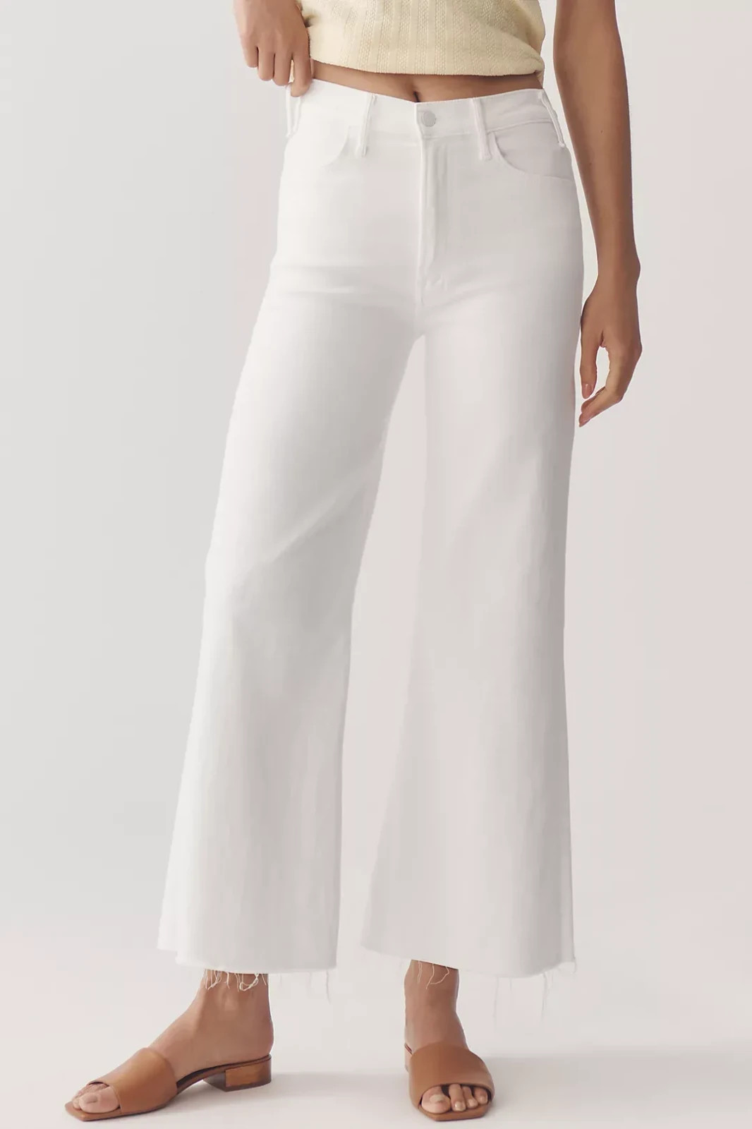 Anthropologie MOTHER The Hustler Roller High-Rise Ankle Jeans