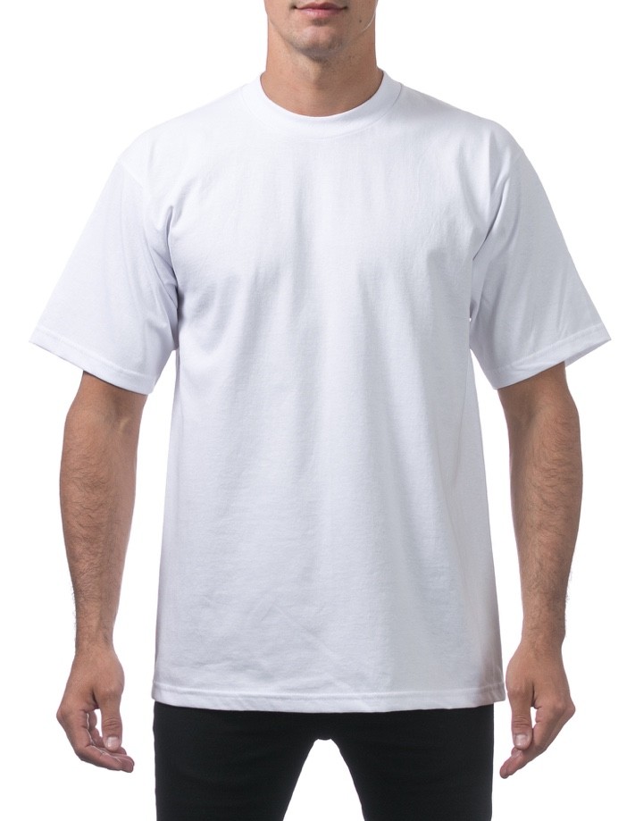 PROCLUB MENS HEAVYWEIGHT SHORT SLEEVE T SHIRTS PRO CLUB CASUAL COTTON TEE SHIRT