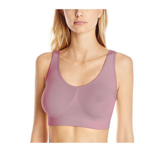 2 Pack Ahh By Rhonda Shear Women’s Seamless Leisure Bra Tuquoise Lavender 2XL