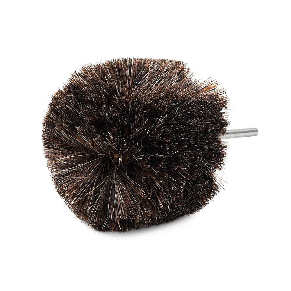 Horsehair Polishing Wheel Brush for Surface Buffing Grinding Drum Buffer 4 In…
