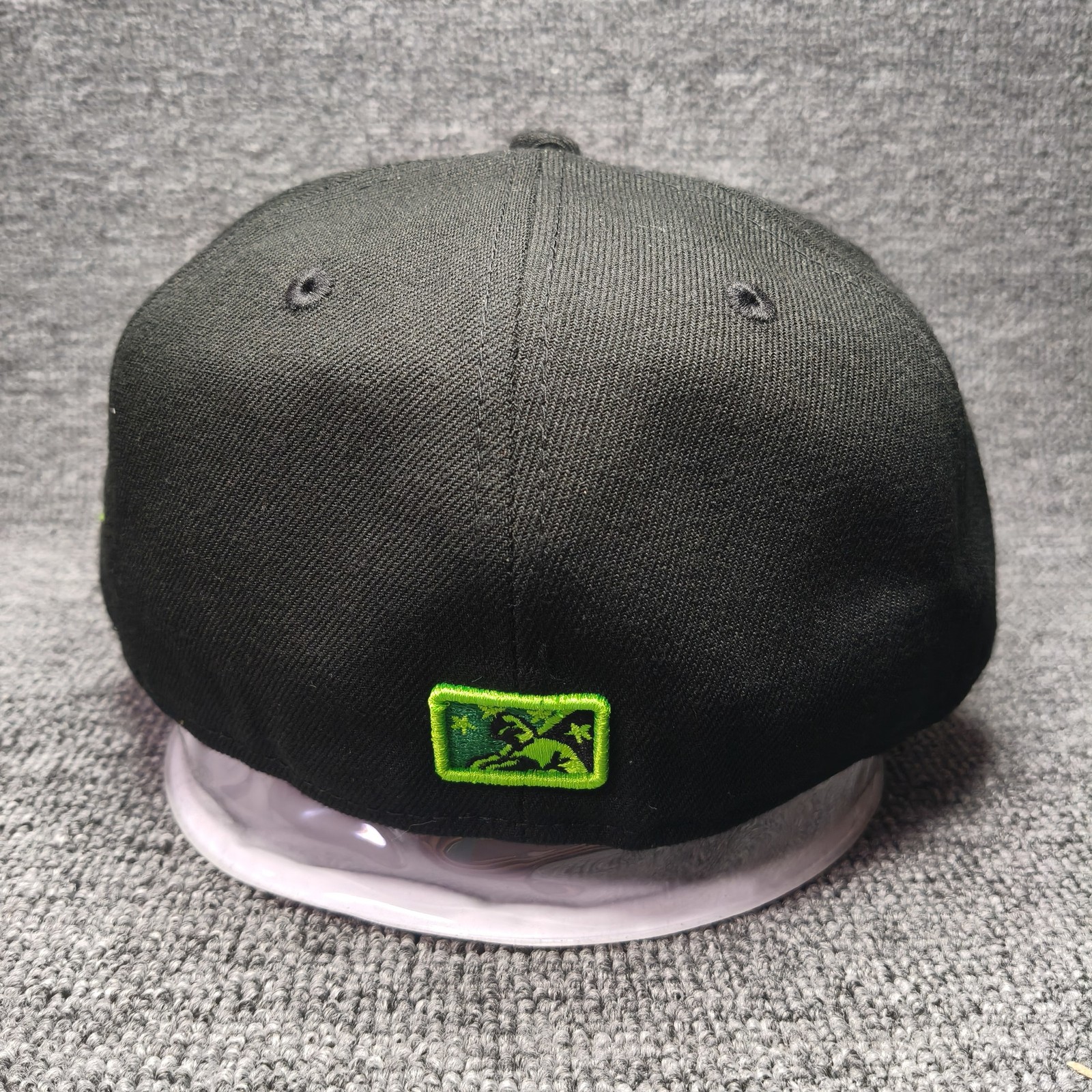 New Era Hillsboro Hops 59FIFTY Fitted Black Size 7 MiLB Hat
