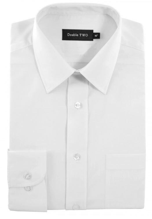 Double Two Men’s Extra Tall Plain Formal Shirts (224), 7 Colours Size 15.5″-20″