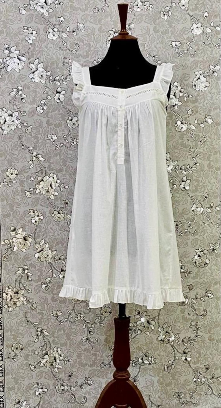 SoieRose 100% Cotton Victorian Nightgown – SR-1002