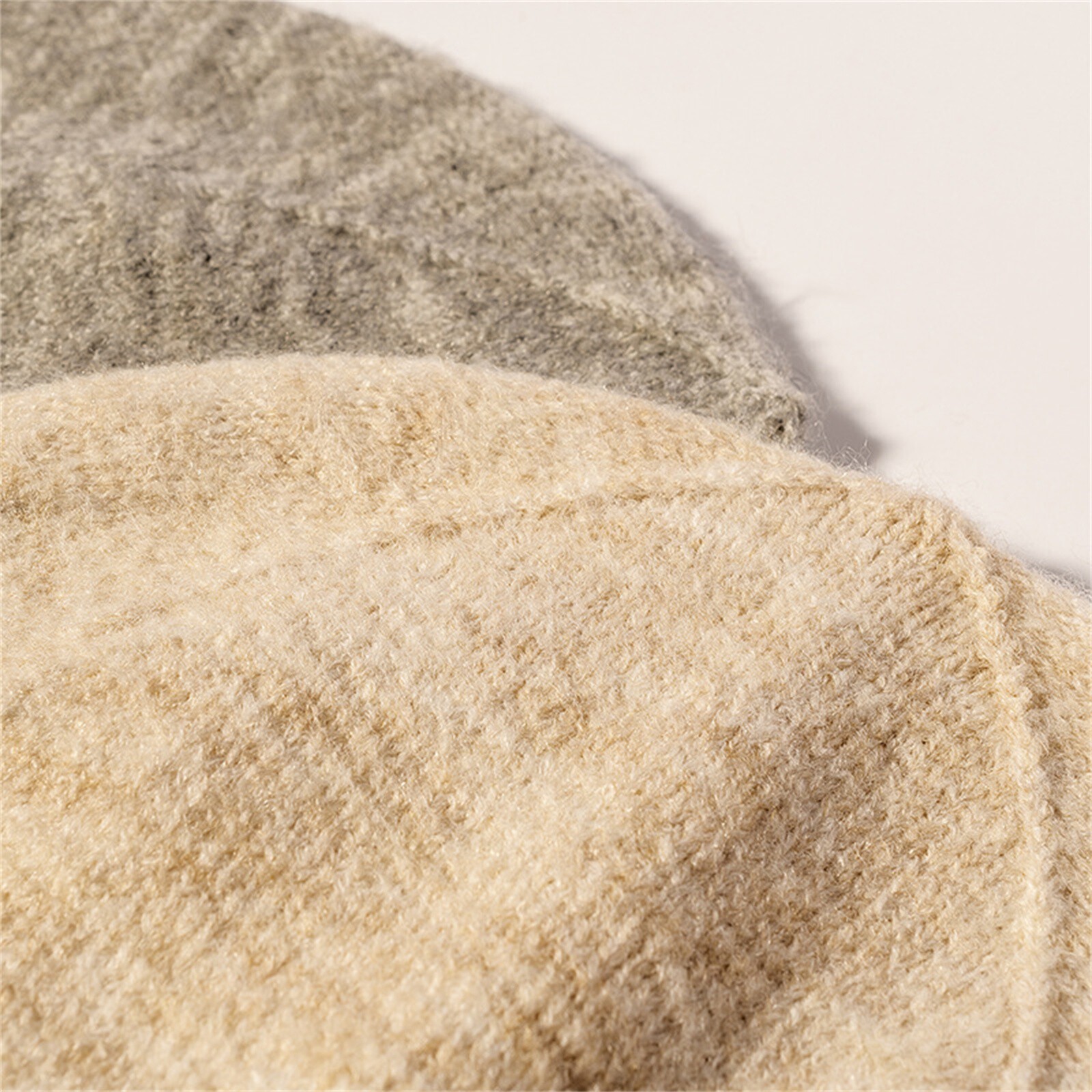 Cashmere Beanie Hat Women Winter Knitted Slouchy Oversized Warm Men Cap HatRM