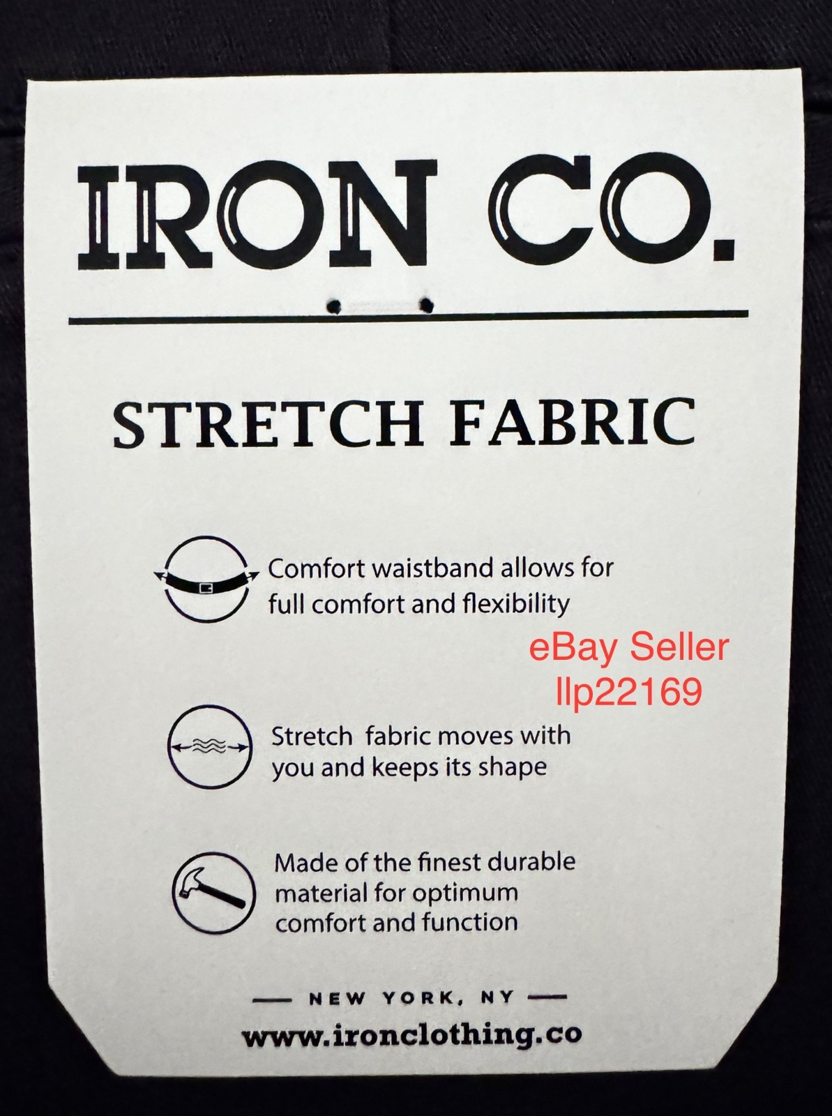 IRON CO Men’s Stretch Shorts (SIZE 36) Flex Waist Flat Front BLUE GREY New Tag!