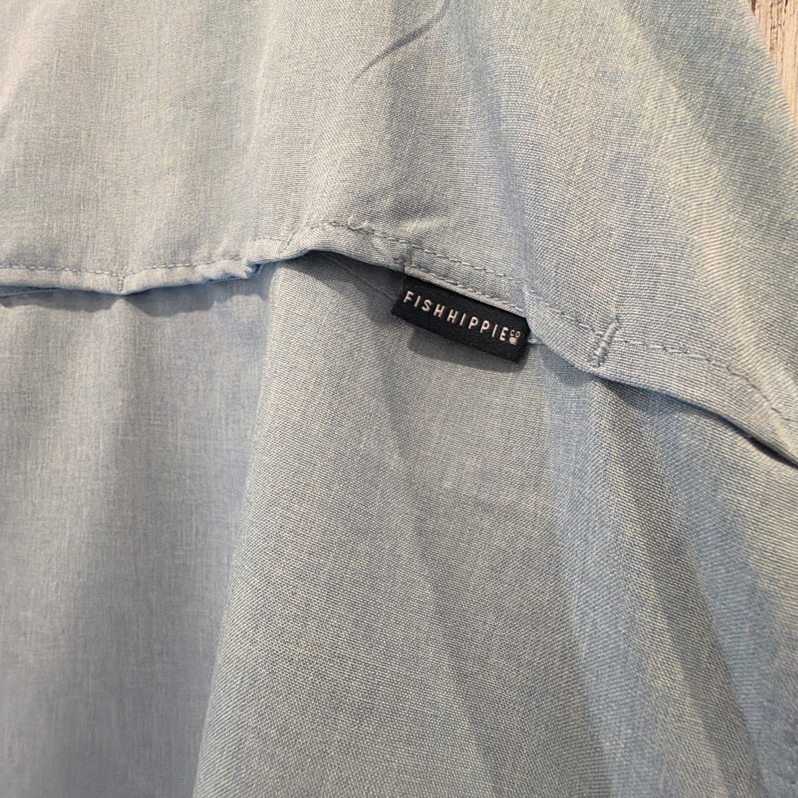 Fish Hippie🌟Men SZ~XL Performance Outdoor Button/Roll~Tab Long~Sleeve Shirt💥