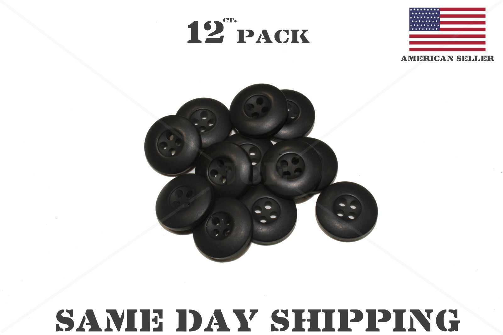 MILITARY BDU BUTTONS: CHOICE OF DIFFERENT COLORS OD GREEN BLACK KHAKI