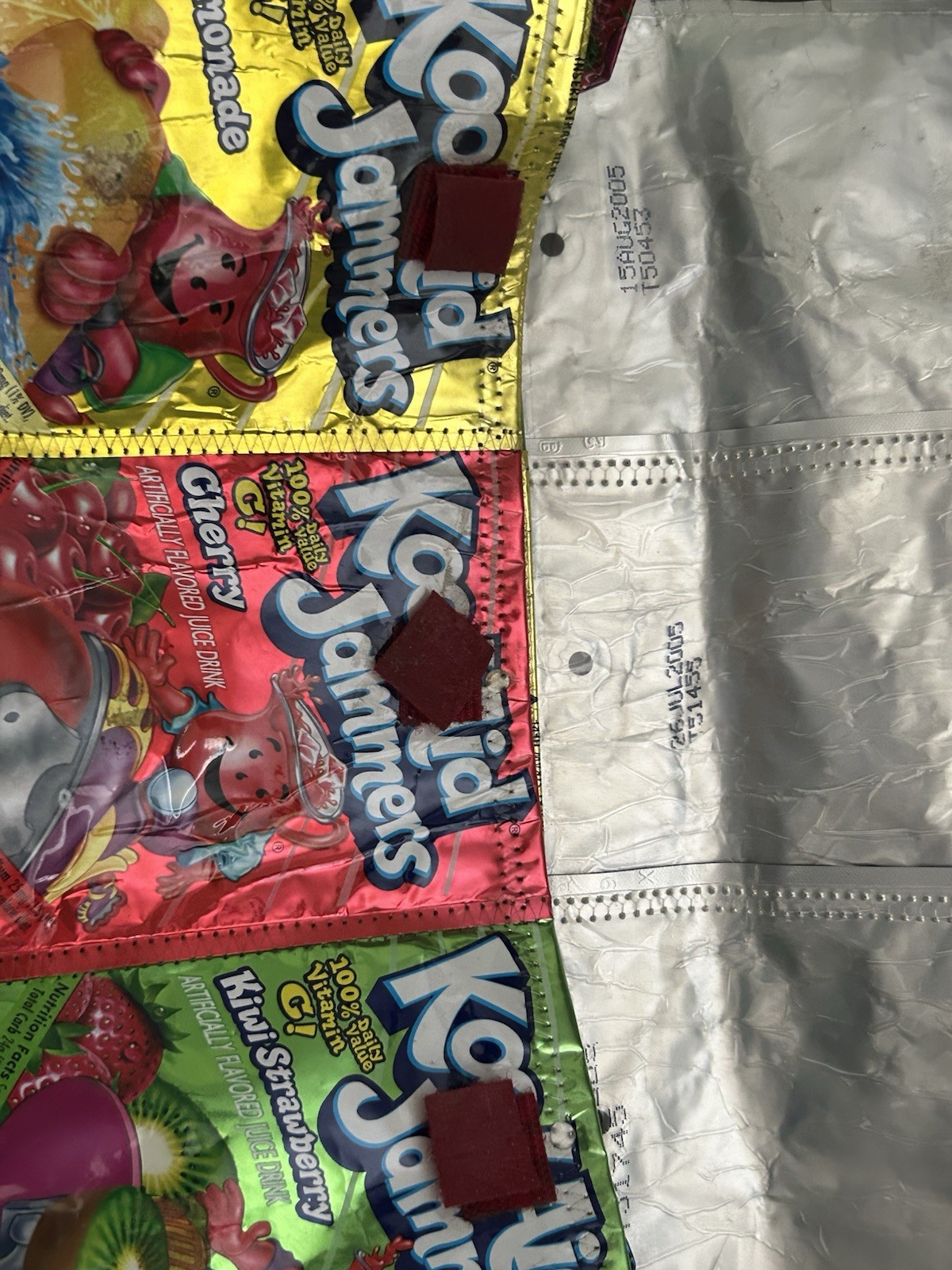 Vintage 2005 Upcycled Kool-Aid Jammers Tote Bag – Handmade, Water resistant