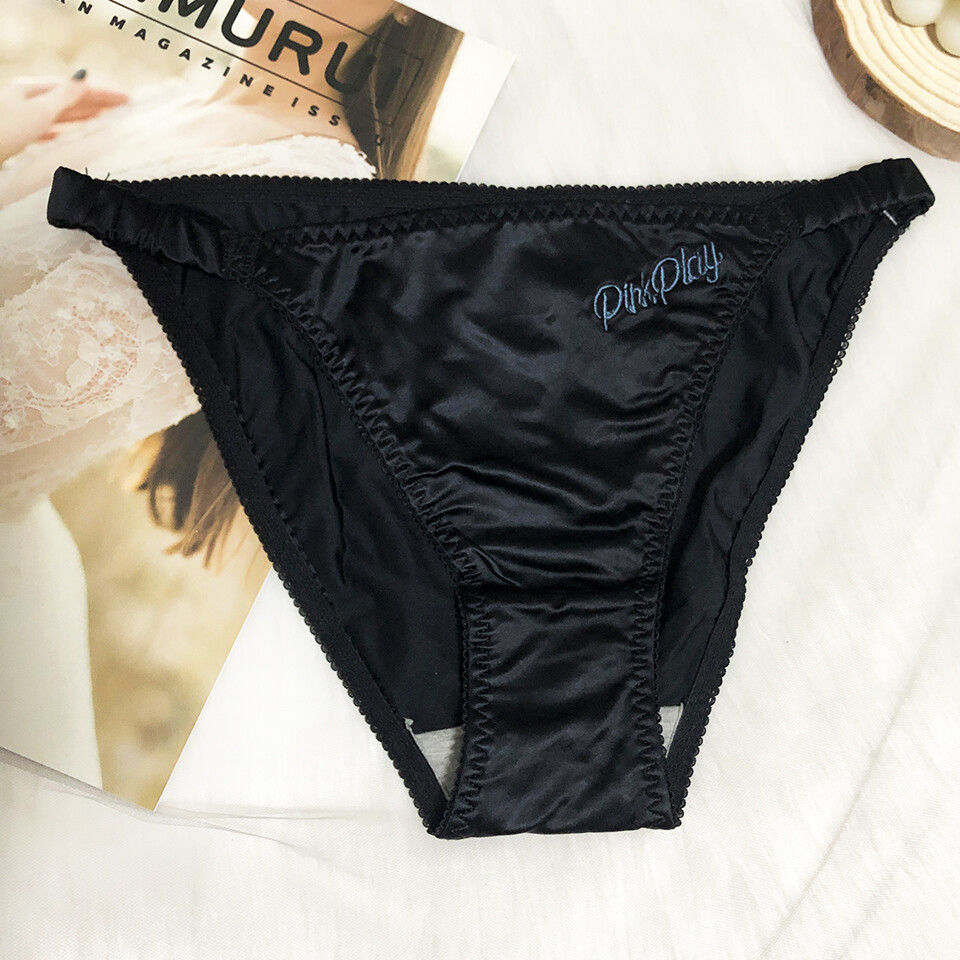 5 Pcs Lot Womens Sexy Silky Satin Panties Briefs String Bikinis Lingeries Undies