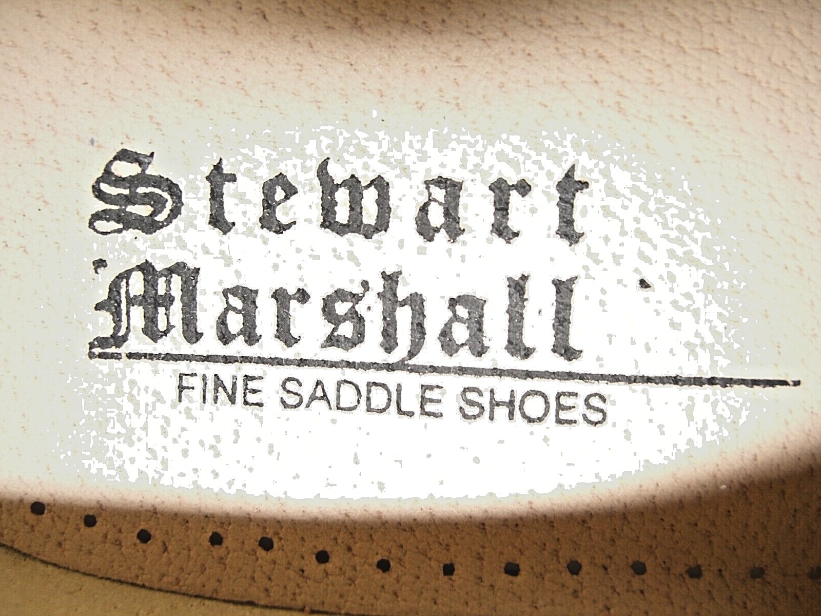 Stewart Marshall Saddle Shoes NOS US men’s 7D, 8D, 9.5EE