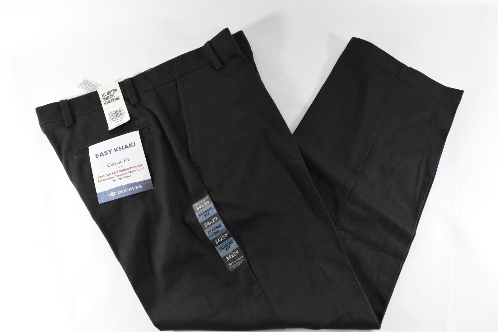 Dockers Mens Easy Khaki Pants New 32 33 34 40 Classic Fit Flat Front Dark Green