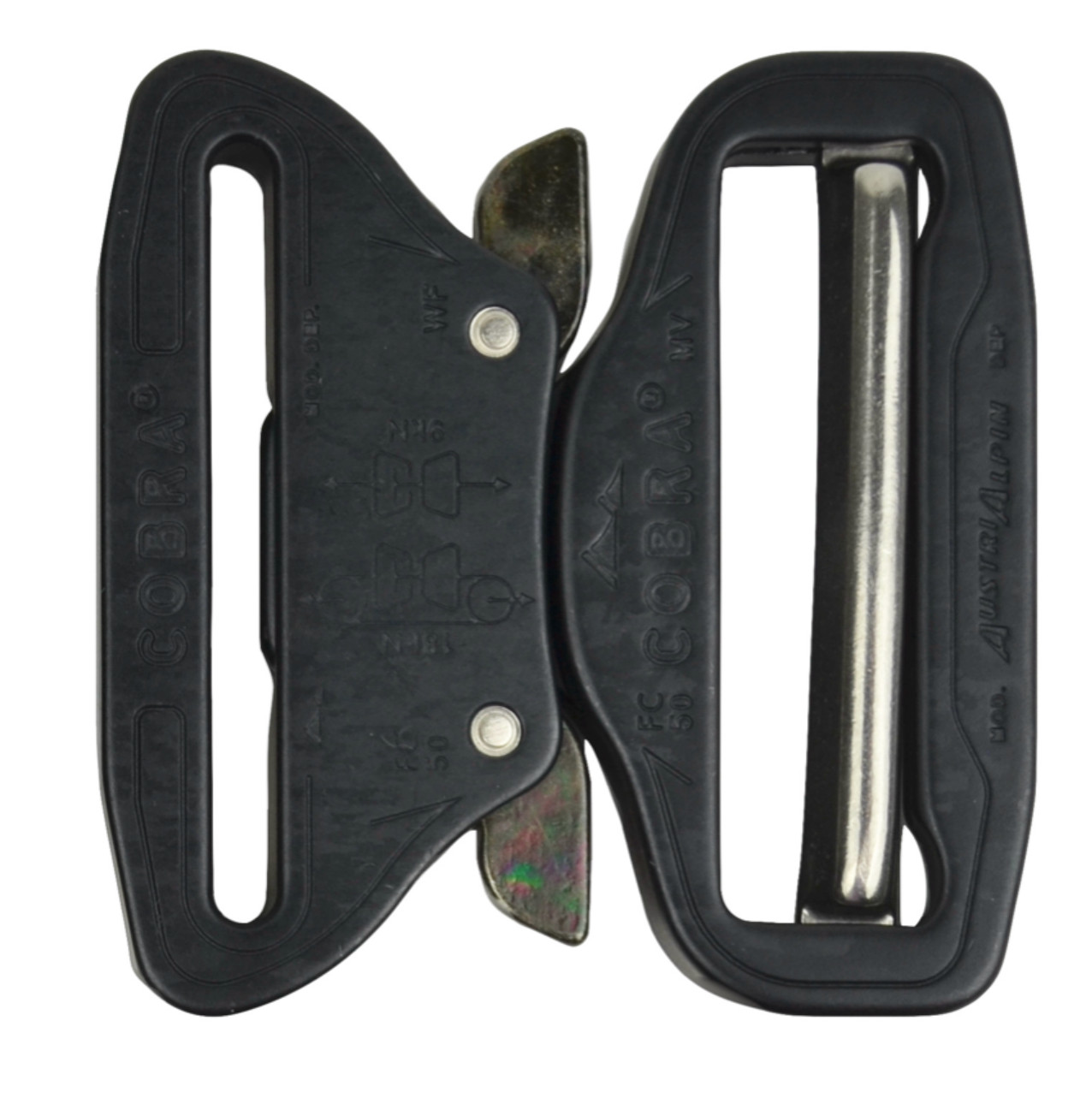 AustriAlpin 50mm 2″ Cobra Buckle Male Adjust XL Clips