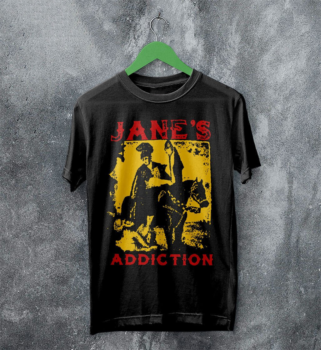 NEW Jane’s Addiction Band Roman Horse Cotton Black S-5XL T Shirt BT647