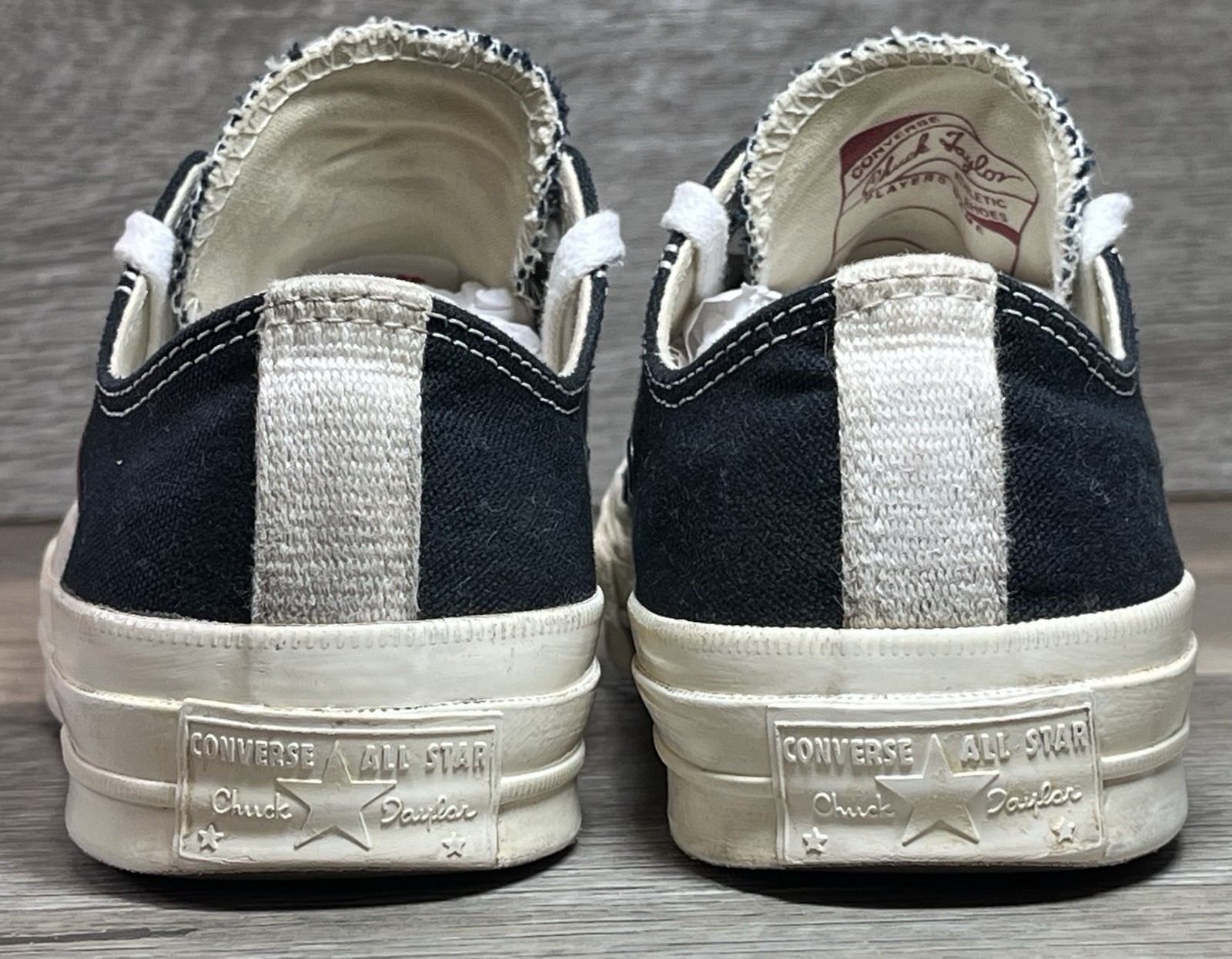 Converse All Star x Comme des Garcons Sneakers Men 4/Women 6 Low Chuck Taylors