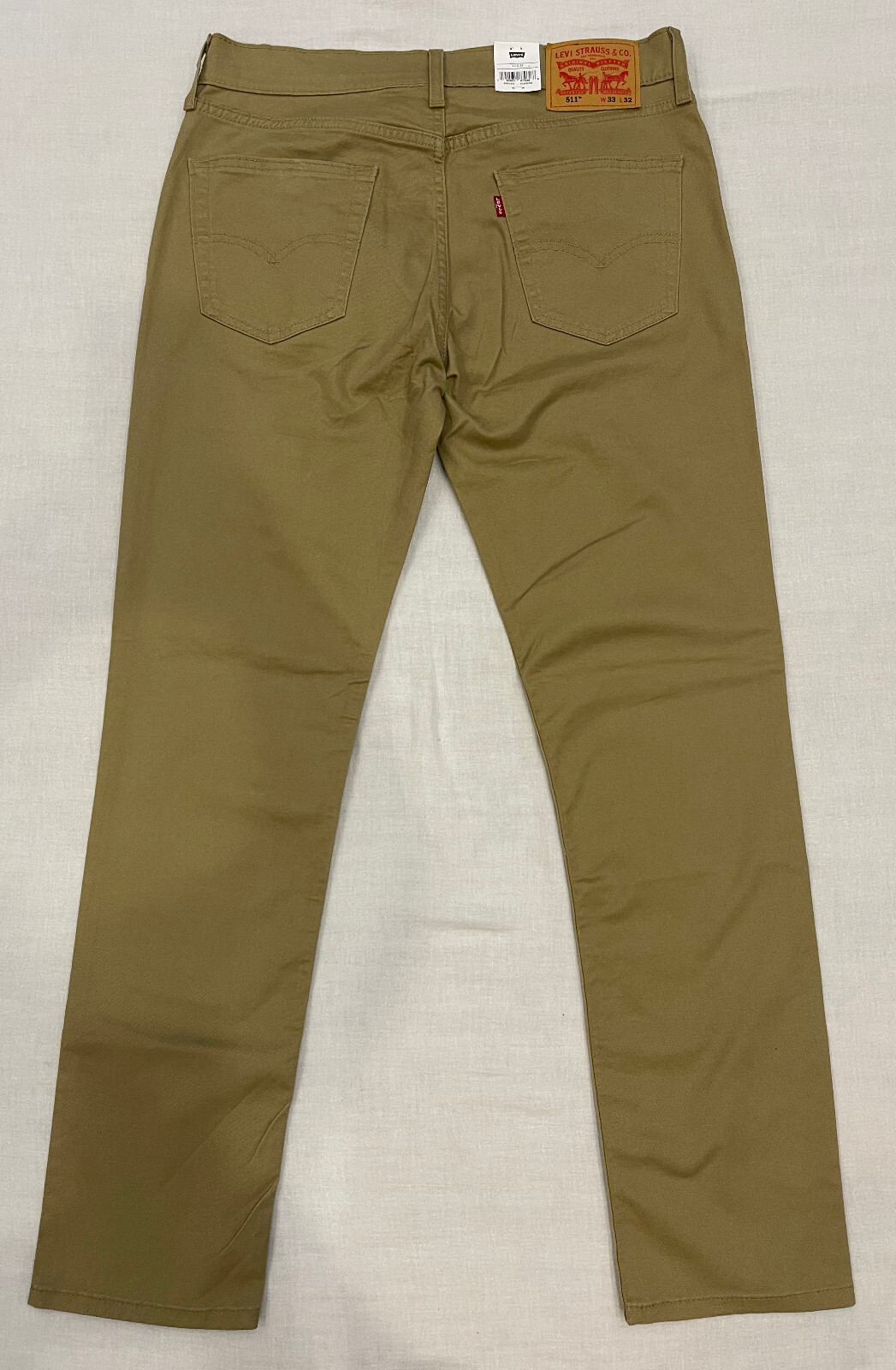 Levis 511 Slim All Seasons Tech Stretch Twill Mens Pants 33X32 Harvest Gold