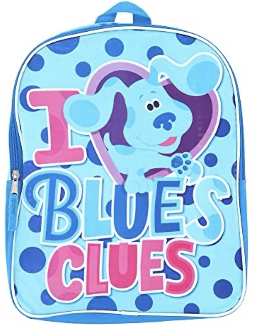 Blue’s Clues & You Full Size Backpack 15” Blue BNWT RARE
