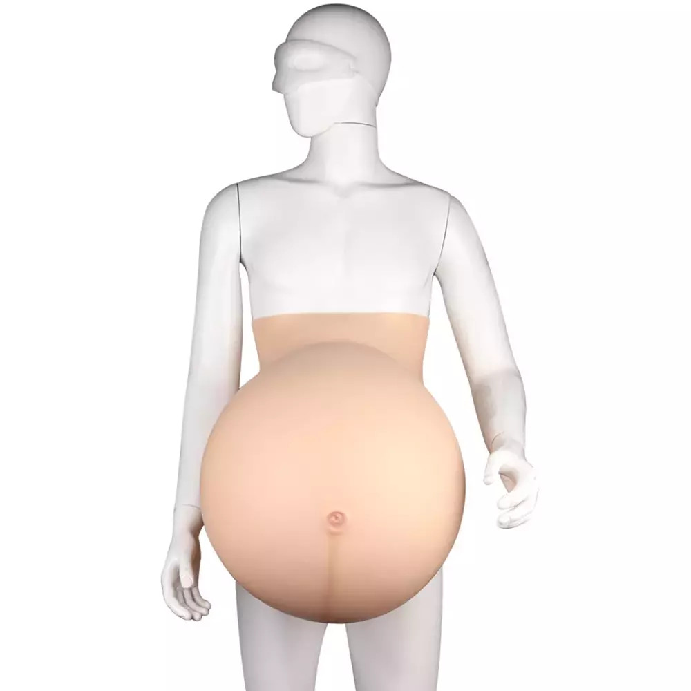 Twins Oversized Pregnant Belly Silicone Fake Belly For Cosplay Transgender