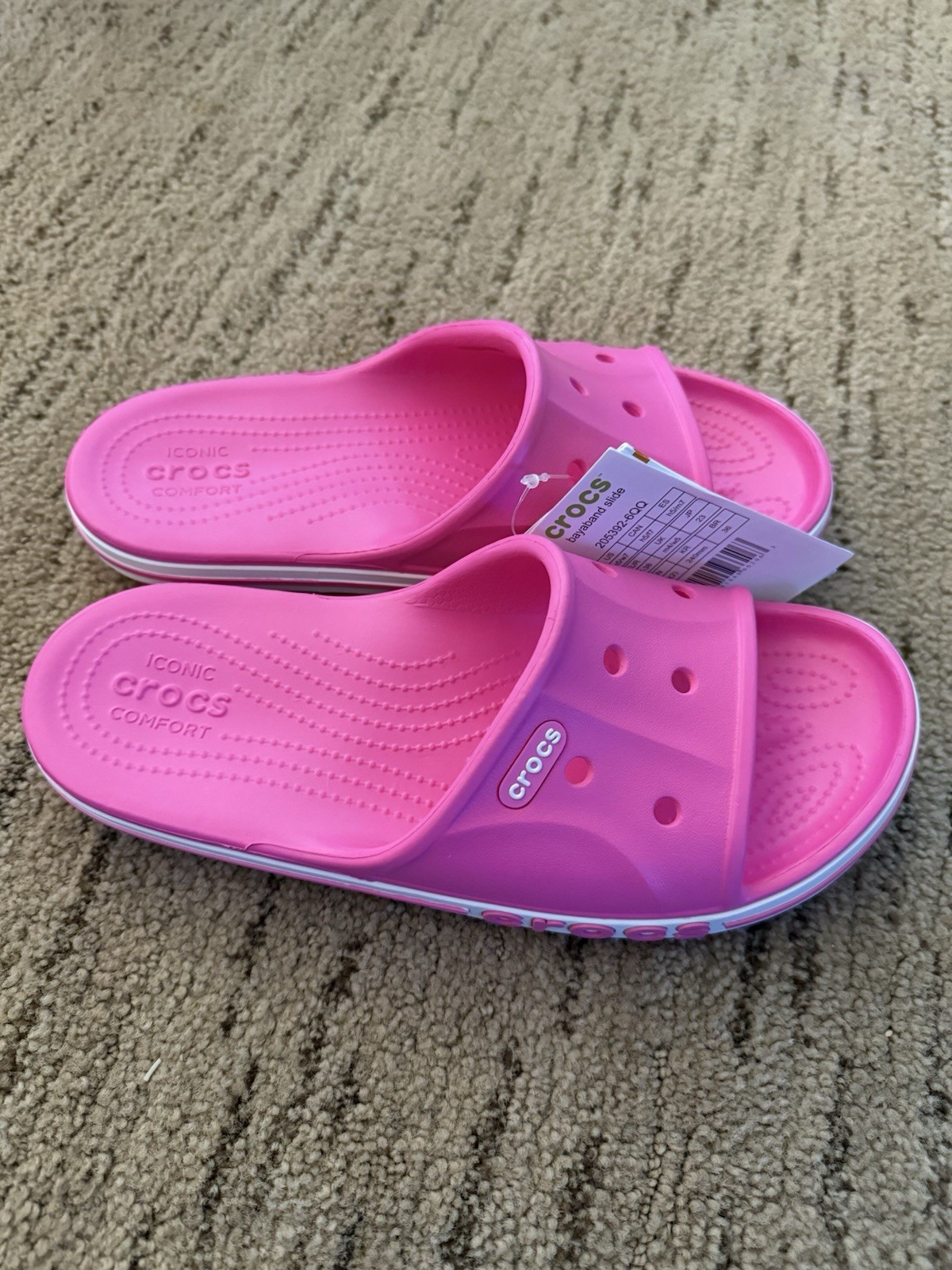 Unisex Crocs Bayaband Slides Sandals Men 5 Women 7