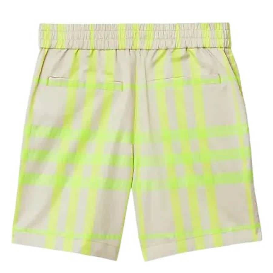 Burberry Kids Roman Check Cotton Shorts