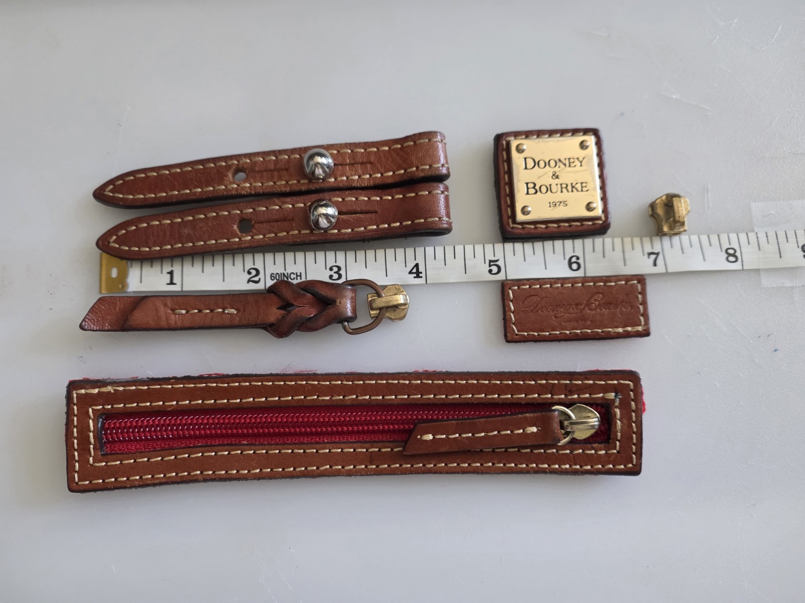 Dooney & Bourke Authentic Replacement Parts Hardware Zipper Logo Lot Pre-Owned