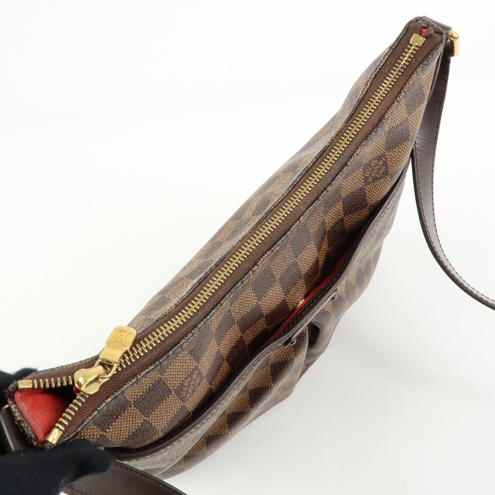 Louis Vuitton Damier Bloomsbury PM Shoulder Bag Brown N42251 Authentic Used F/S