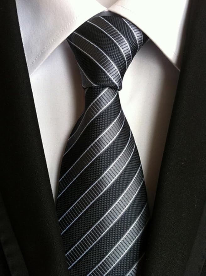 6PCS Men’s Silk Ties – Classic Woven Jacquard Necktie Set for Business
