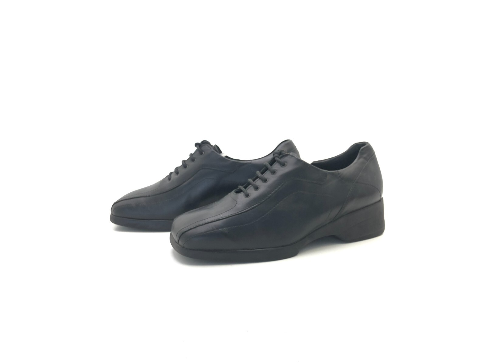 Theresia M. ladies loafers lace up loafers comfort black size 37 (UK 4)